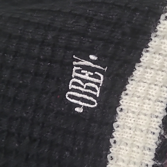 Obey Worldwide Waffle Knit Stripe Wool Blend Sweater - Picture 6 of 9